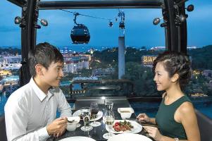 Канатная дорога Singapore Cable Car - singapore delights onboard 