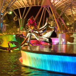 Музыкальный фонтан Lake Of Dreams, о.Сентоза, Сингапур